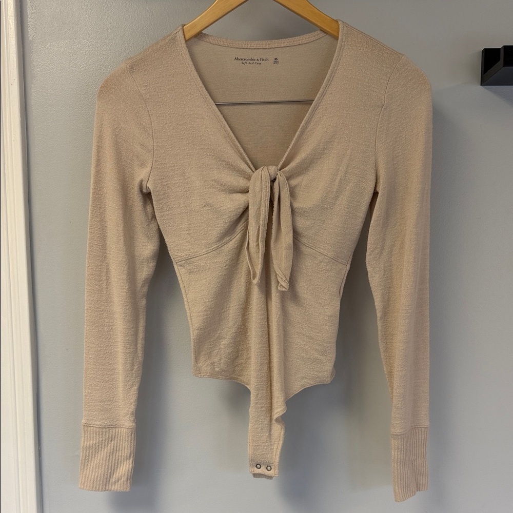 Abercrombie & Fitch Front Tie Bodysuit